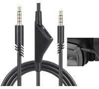 Knomix Câble d'extension de rechange pour casques Astro A10 A30 A40 A40TR A50, câble audio de 2 m avec fonction de contrôle du volume, casques de jeu compatibles avec Xbox One PS4 PS5