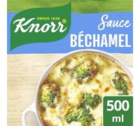 KNOOR - Sauce Béchamel Onctueuse, Prête à l'Emploi Saveur Authentique, 500 mL - Lot De 4