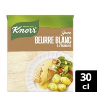 KNOOR - Sauce Beurre Blanc aux Échalotes, Texture Onctueuse et Saveur Raffinée (Brique 30 cl) - Le lot de 4