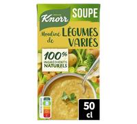 KNOOR - Soupe Veloutée aux Légumes Variés, Saveur Authentique et Texture Onctueuse (Brique 50 cl) - Lot de 4 - vendu par Lot