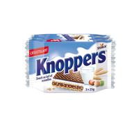 Knoppers gaufrettes lait noisettes 3x25g