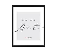 KNOR Cadre photo Olimpjoy 30 x 40 cm Cadre photo noir, cadre photo, verre acrylique incassable, 30 x 40 cm, cadre photo en plastique recyclé
