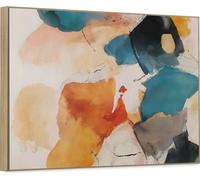 KNOR WALL ART Peinture sur toile 60x90 Conversations enflammées