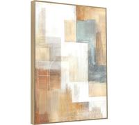 KNOR WALL ART Peinture sur toile 60x90 Tons terre