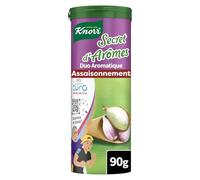 KNORR - Assaisonnement Duo Aromatique en Poudre, Saveur Intense pour Sublimer Vos Plats (90g) - lot de 4 - Vendu par Lot