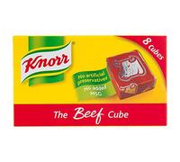 Knorr - Bouillon de boeuf - 8 cubes - lot de 2 boîtes de 80 g