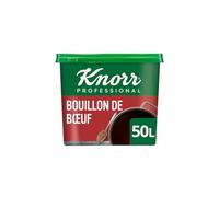 KNORR Bouillon de Bœuf en Pâte 1 kg - Base culinaire concentrée pour sauces, soupes et plats mijotés