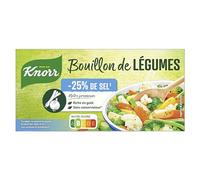 Knorr Bouillon de Légumes Réduit en sel 12 tablettes 109 g