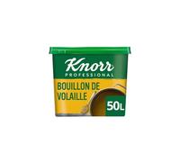 KNORR Bouillon de Volaille en Pâte 1 kg - Base culinaire concentrée pour sauces, soupes et plats mijotés