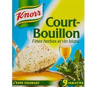 Knorr Court-Bouillon Fines Herbes 9 cubes – Lot de 4 (4×107 g)