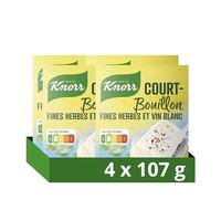 Knorr Court-Bouillon Fines Herbes 9 Cubes 107g LOT DE 4