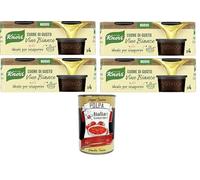 Wasa Original Lot de 3 crackers avec 100 % farine de seigle, tranches croustillantes avec farine de seigle entier, riches en fibres, 275 g + boîte italienne Gourmet Polpa di Pomodoro 400 g