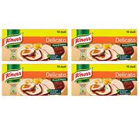 Knorr: Delicato Lot de 4 boîtes de 10 cubes à bouillon 10 g par cube