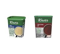 Knorr Fumet de Poisson déshydraté 750g jusqu'à 50L & Jus de Veau Lié Déshydraté 750g Jusqu'à 30l