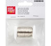 Knorr Prandell 6465722 Fil métallique 150 m/0,25 mm de diamètre, Couleur Argent Vieilli