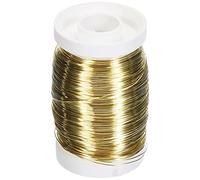 Knorr Prandell 6465749 Fil métallique 150 m/Ø 0,3 mm, Couleur Laiton