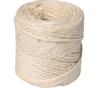 Knorr Prandell 8564019 Jute Fil Blanc cassé, 3.5 mm Diamètre, 200 g, Env. 56 M, Ivoire