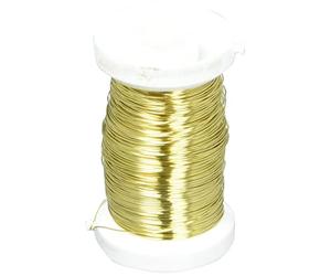 Knorr Prandell Fil en Laiton 0,3 mm x 80 m, doré