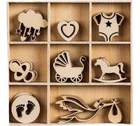 Knorr Prandell Scatter Décoration pour bébé - 45 pièces assorties