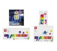 KNORR prandell Set de pâte à modeler, 24 couleurs, 500 g G