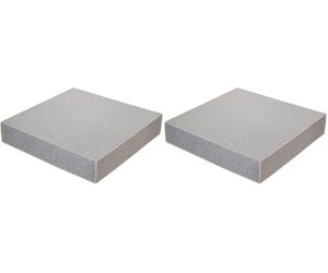 Knorr Prandell Tapis de base en feutre Noir 25 x 25 x 5 cm (Lot de 2)