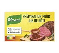 Knorr, Préparation pour Jus de Rôti, Pour accompagner vos viandes, 8 cubes 72g