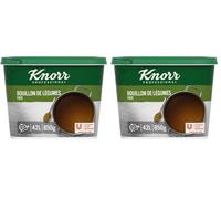 Knorr Professional Bouillon de Légumes en Pâte 850g jusqu'à 42L (Lot de 2)