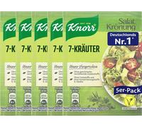Knorr Salatkrönung 7 Kräuter vinaigrette claire 5x 8g 5er 5er Pack