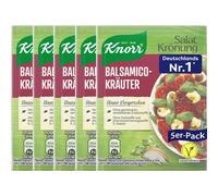 Knorr Salatkrönung Vinaigrette au vinaigre balsamique aux herbes 5x 11g 5er 5er Pack