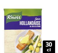 KNORR - Sauce Hollandaise Jus de Citron | Onctueuse et savoureuse | Idéale pour vos plats de poisson et légumes | la brique de 30 cl | LOT DE 4