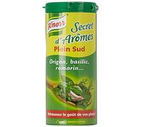 Knorr Secret d'Arômes Plein Sud, Origan Basilic Romarin, Rehaussez le goût de vos plats, Sans conservateurs, Lot de 4 boites de 60g
