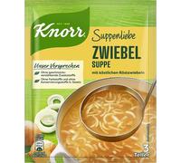 Knorr Soupe à l'oignon avec de délicieux oignons frits pour 3 assiettes 46g