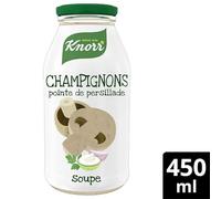 KNORR - Soupe Bouteille Champignons & Pointe De Persillade 450Ml - Lot De 4