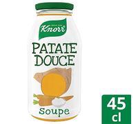 KNORR - Soupe Bouteille Patate Douce Carottes Fromage Frais 450Ml - Lot De 4 - Offre Special