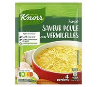 Knorr Soupe Déshydratée Poule aux Vermicelles pour 4 Personnes (Lot de 13 Sachets)