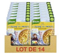 Knorr Soupe Déshydratée Reine des Neiges, Gamme Disney, 2 Portions par Soupe, Légumes savoureux, Format Pratique et Recyclable - Lot de 14