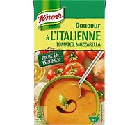 Knorr Soupe Douceur à l'Italienne Tomates & Mozzarella - Brique 1 L