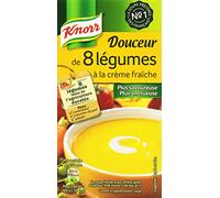 Knorr Soupe Douceur de 8 Légumes à La Crème Fraîche 50 cl - Lot de 6