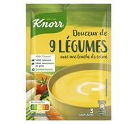 Knorr Soupe Douceur De 9 Légumes Touche De Crème 84g Pour 3 Personnes