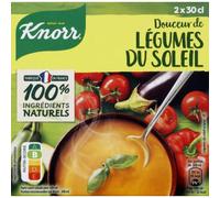Knorr Soupe Douceur de légumes du soleil - Les 2 briques de 300mL