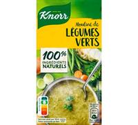 Knorr Soupe Mouliné légumes vert, nouvelle recette, légumes issus de l'Agriculture Durable - La brique de 50cl