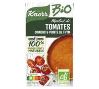 KNORR - Soupe Mouliné Tomates Oignons Thym Bio | Savoureux mélange de légumes | Idéale pour un repas réconfortant | la brique de 1L | LOT DE 3