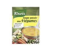 KNORR - Soupe Passée Aux 9 Légumes 105G - Lot De 4