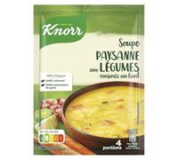 Knorr Soupe Paysanne aux Légumes Au Lard 97 g pour 4 Personnes