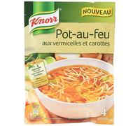 Knorr Soupe Pot-au-Feu aux Vermicelles et Carottes pour 4 Portions 55 g - Lot de 7