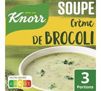 KNORR - Soupe Réconfortante Brocoli et Pomme de Terre, Texture Onctueuse au Blé (75g) - lot de 4 - Vendu par Lot