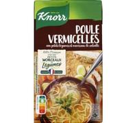 Knorr Soupe Secret de Grand-Mère Poule Vermicelles aux Petits Légumes Et Morceaux de Volaille, 1L