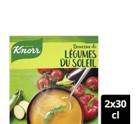 KNORR - Soupe Velouté aux Légumes du Soleil, Saveur Authentique et Onctuosité Riche (2x30cL) - Le Lot De 3