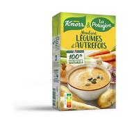 Knorr Soupe Liquide, Saveurs Velouté de 9 Légumes, Fabriqué en France, Potage Facile et Rapide à préparer,Brique 1L