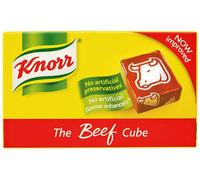 Knorr The Beef Cube Lot de 12 cubes de bœuf 80 g